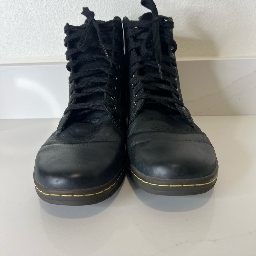 Dr. Martens Black Leather Boots - Picture 7 of 14